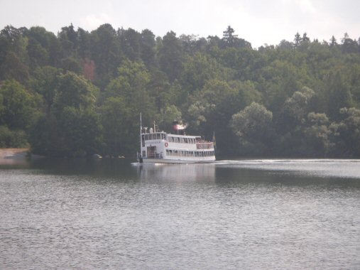 Båten Drottningholm på ingång